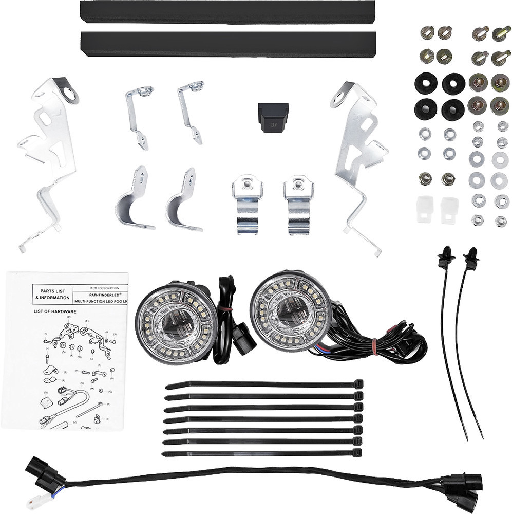 PATHFINDER LED FOG LIGHT KIT MULTIFUNCTION+DRL HON 2018-2022
