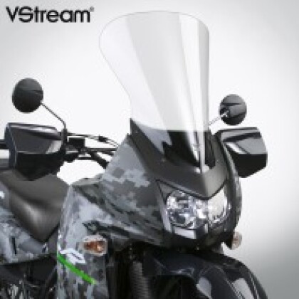 National Cycle 08-18 Kawasaki KLR650 V Stream/ Wave Tall Windshield-Clear - N20114