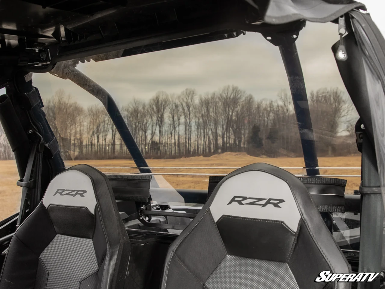POLARIS RZR XP TURBO REAR VENTED WINDSHIELD