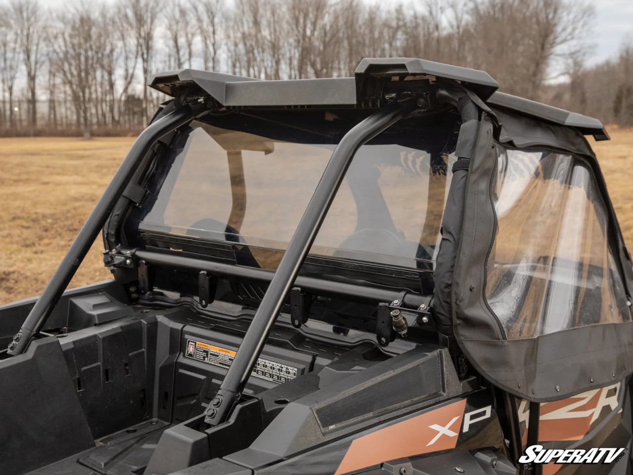POLARIS RZR XP TURBO REAR VENTED WINDSHIELD