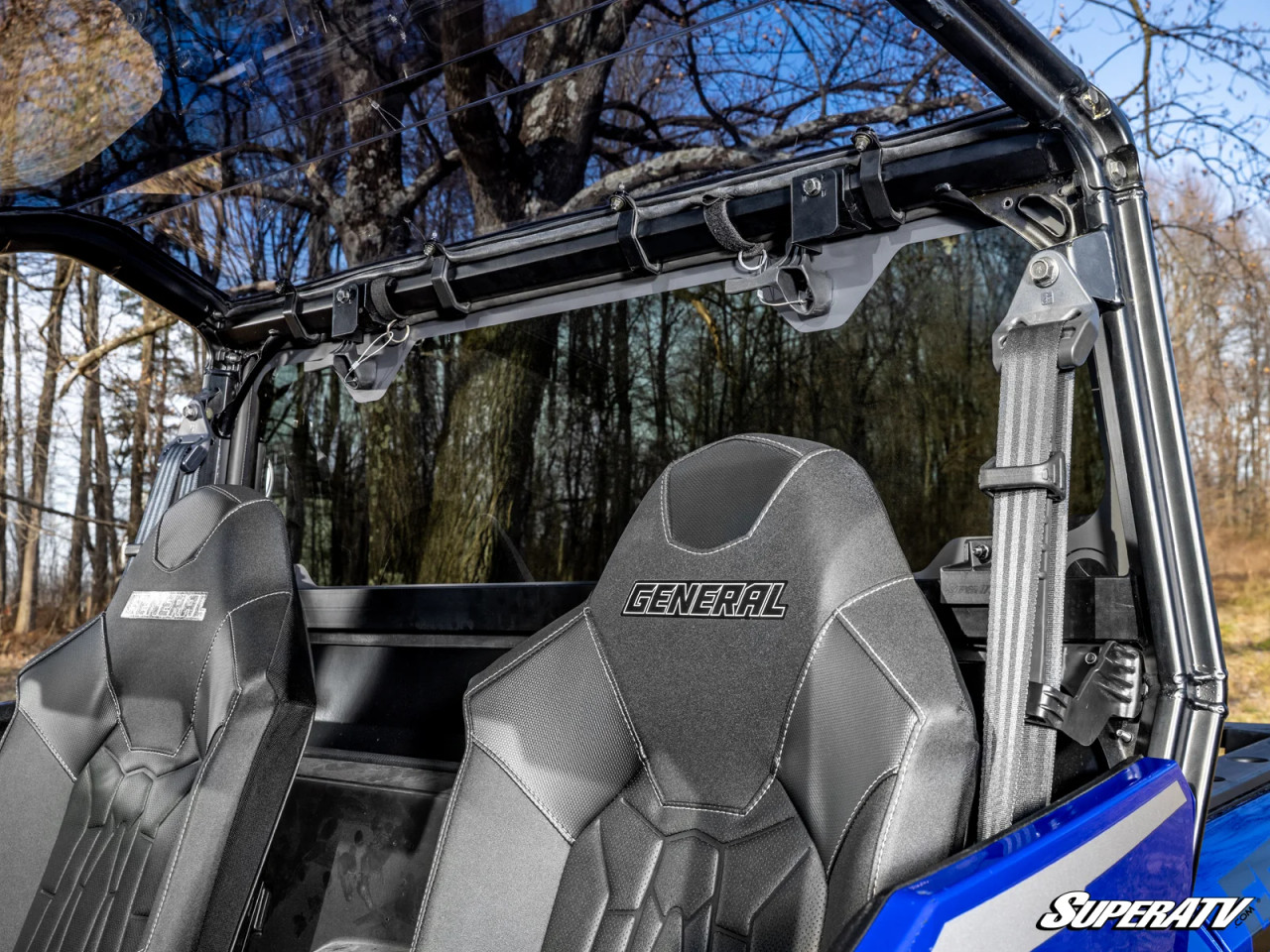 Polaris General XP 1000 Rear Glass Windshield