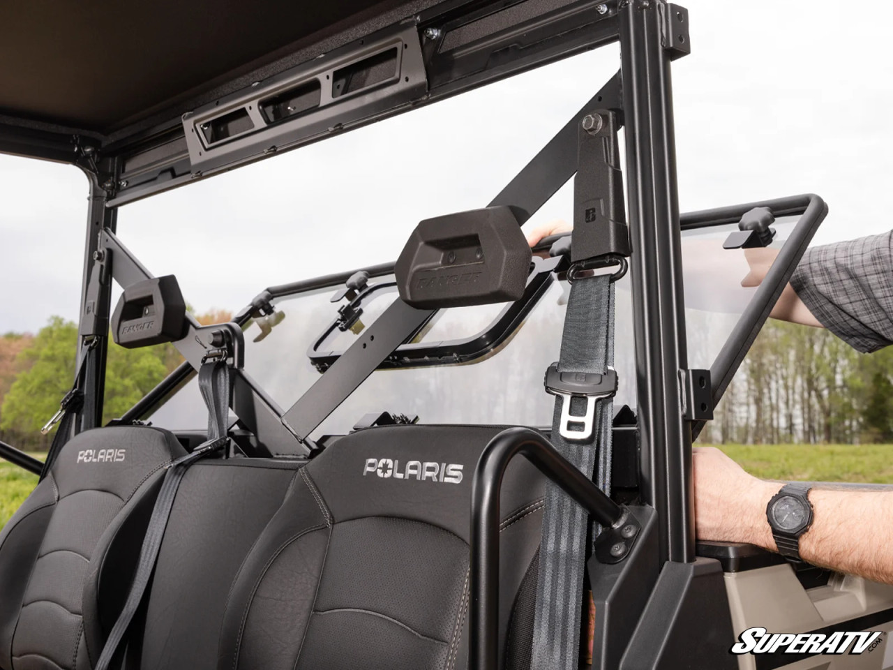 POLARIS RANGER XP 1000 SLIDING REAR WINDSHIELD