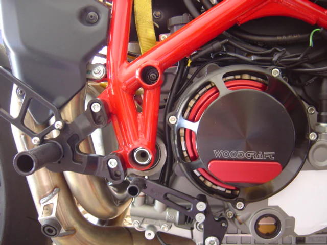60-0640RB Ducati 748/1098/1198, S4RS RHS All (Dry) Clutch Cover w/ Skid Plate
