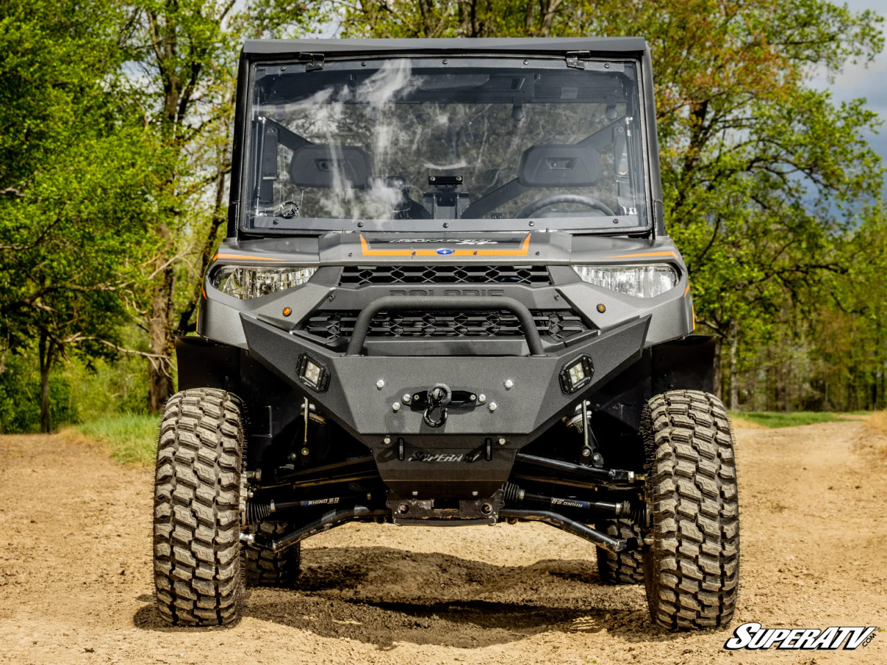 POLARIS RANGER XP KINETIC SCRATCH-RESISTANT FLIP WINDSHIELD