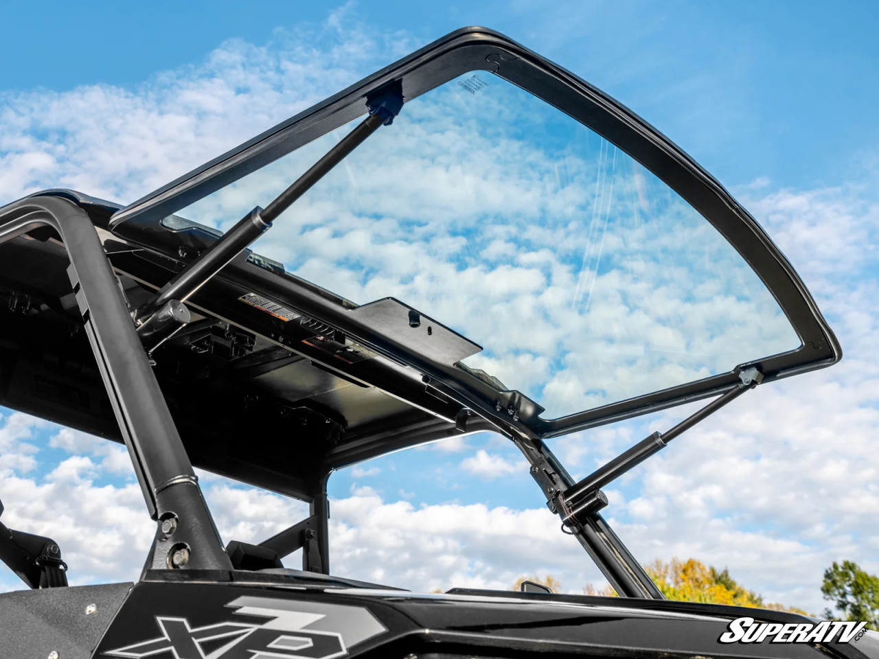 POLARIS RANGER XP KINETIC MAXDRIVE POWER FLIP GLASS WINDSHIELD