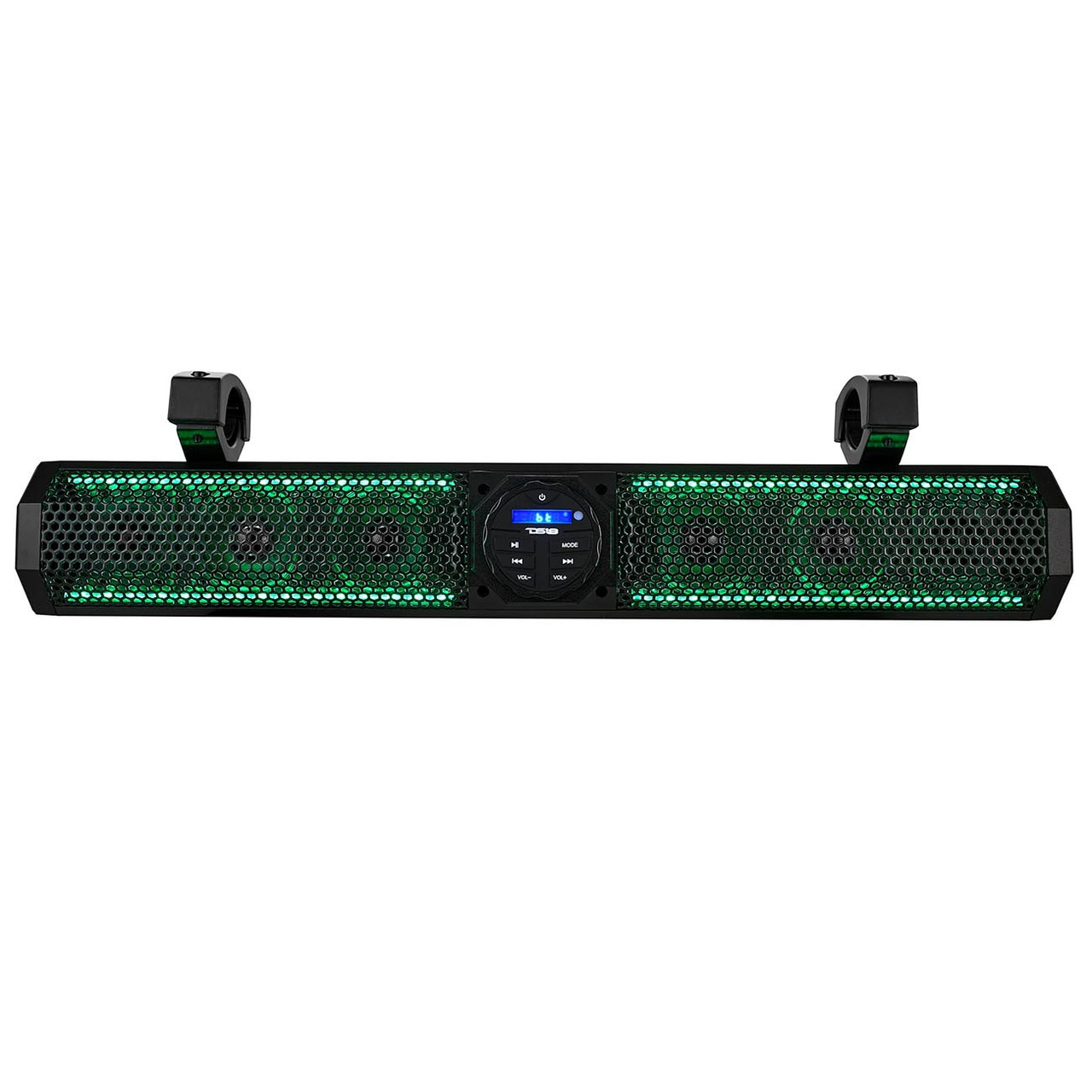 DS18 26" Marine Amplified Soundbar with Bluetooth USB & RGB Lighting 6 Speakers 600 Watts