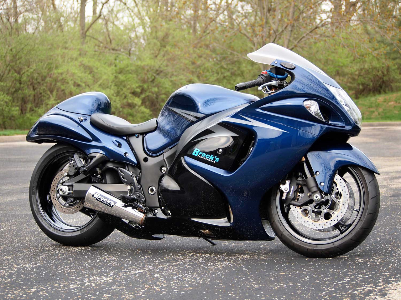 Alien Head 2 Full System 14" Muffler Suzuki Hayabusa (99-24)