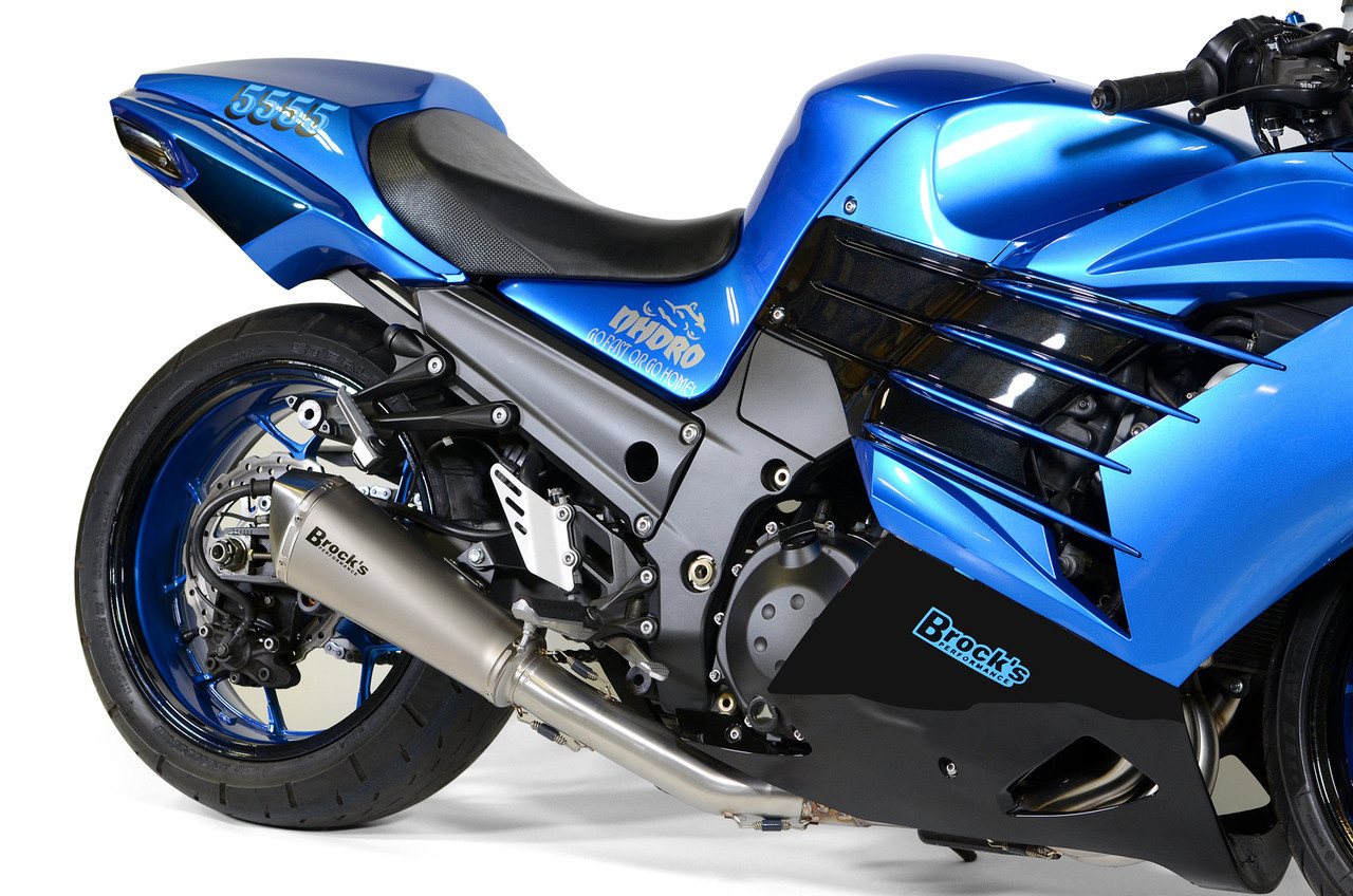 Predator Full System - Stainless Front Section w/ Titanium Muffler ZX-14R (12-24)