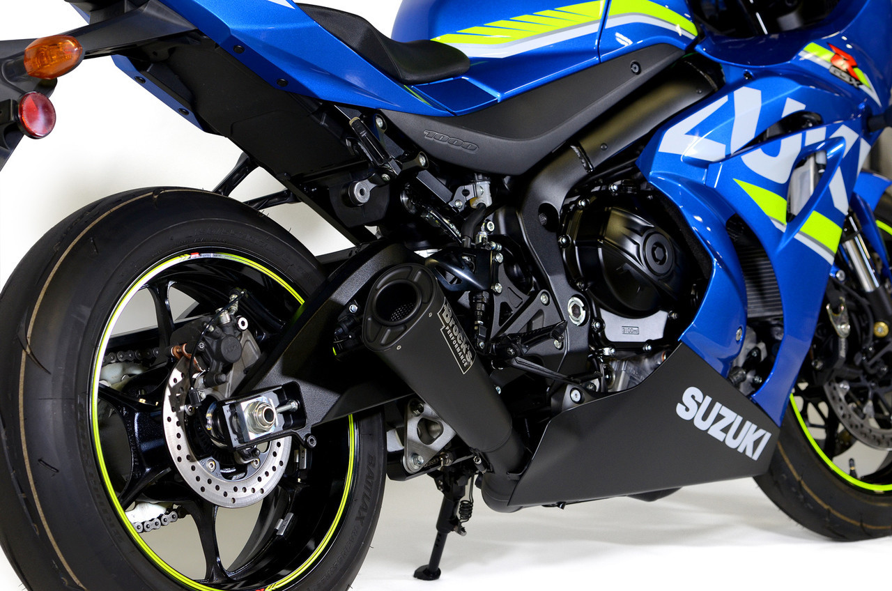 Alien Head 2 Full System Black 14" Muffler GSX-R1000/R (17-25)