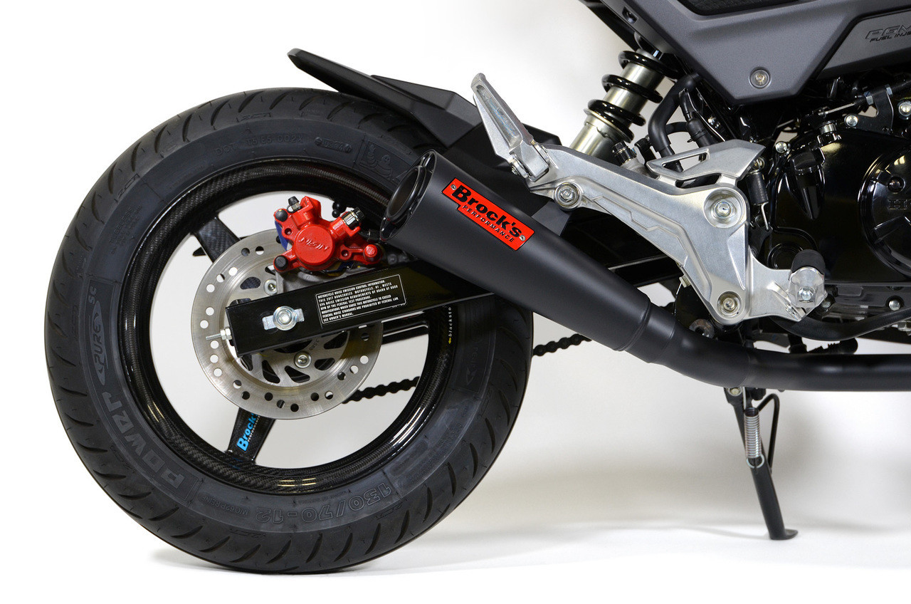 ShortMeg 2 Full System Black Cerakote® 12" Muffler Grom (17-20) / MSX125 (16-20)