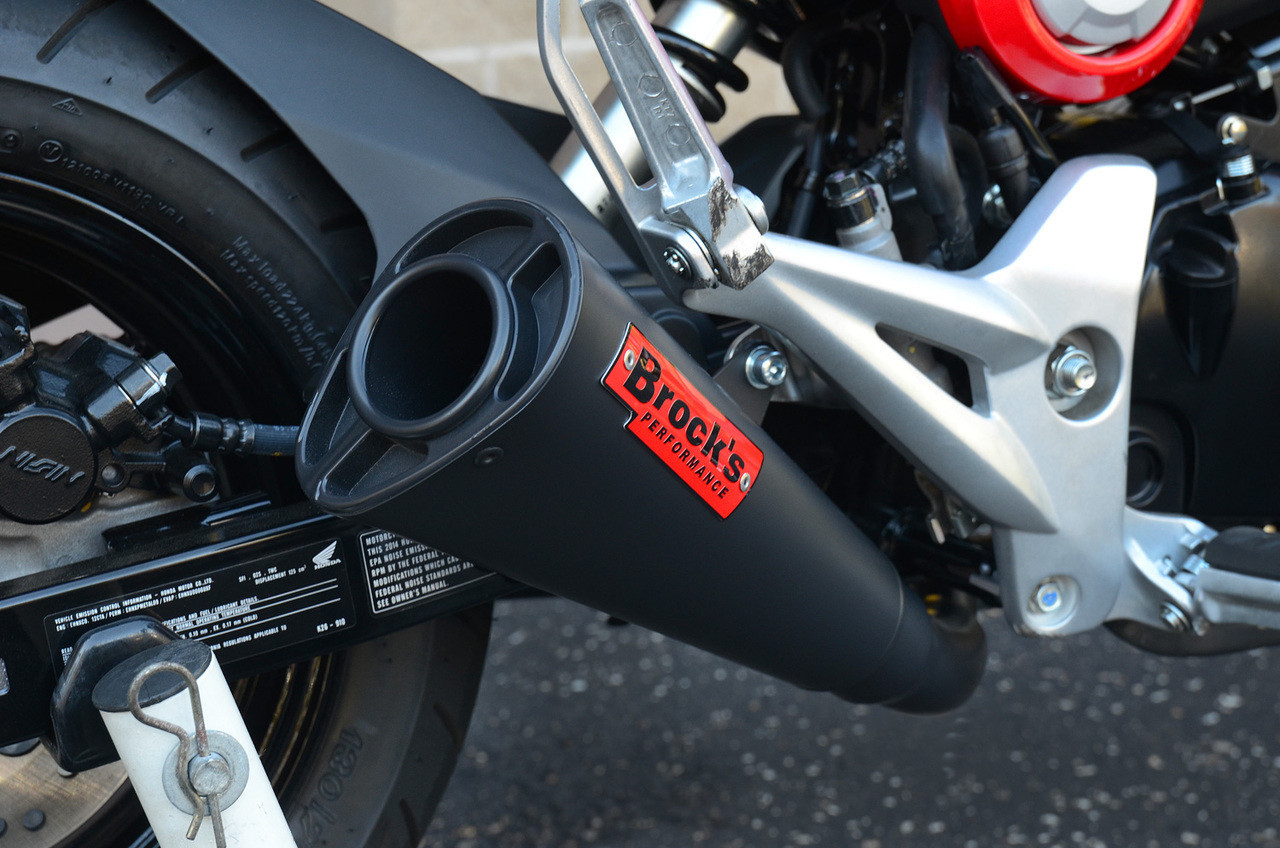 Alien Head 2 Full System Black Cerakote® 12" Muffler Grom/MSX125 (14-15)
