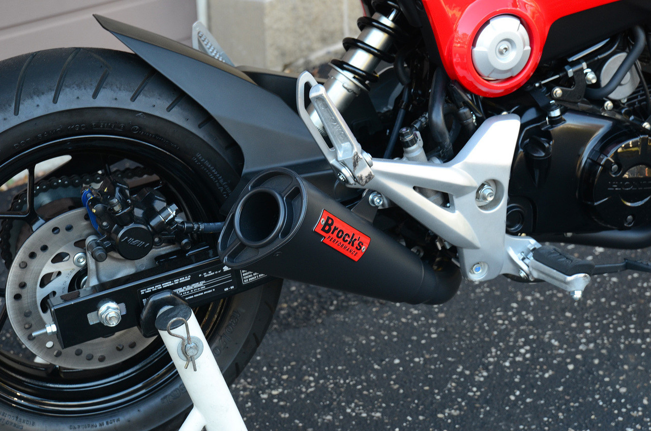 Alien Head 2 Full System Black Cerakote® 12" Muffler Grom/MSX125 (14-15)