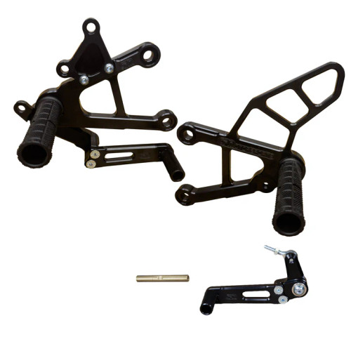 (2019-2025) Kawasaki ZX636R Complete Rearset Kit - GP Shift w/ OEM QS