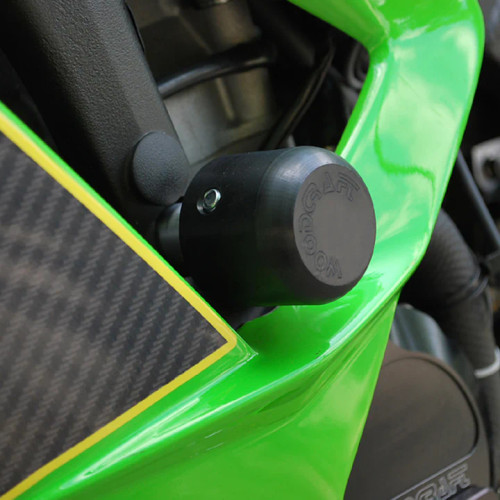 50-0150 2013-18 Kawasaki ZX636R Frame Slider Kit with pucks