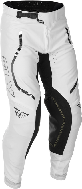 FLY RACING EVOLUTION DST LE FLASH PANTS WHITE/SILVER SZ 28