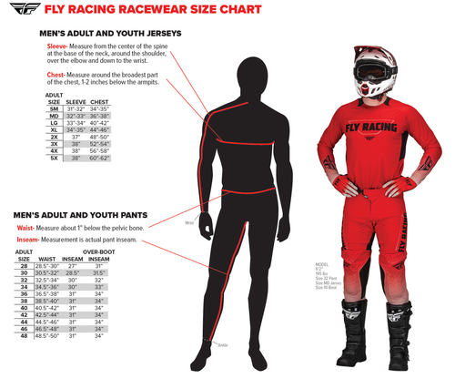 FLY RACING F-16 PANTS BLACK/WHITE