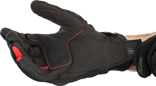 RST RIDER CE GLOVE BLACK/RED