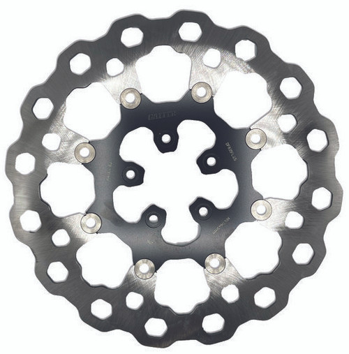 GBrakes ROTOR 12.5" FLOATING CUBIQ FR BLACK