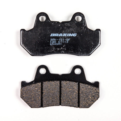 BRAKING BRAKE PAD SET SEMI-METALLIC 31-654S
