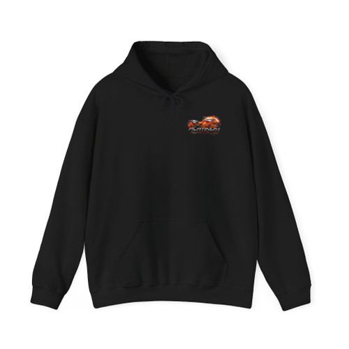 Platinum Performance Fire Logo Hoodie — Motorsport Racing Sweatshirt