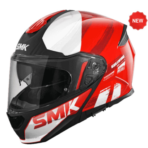 SMK MODULAR GULLWING TOURLEADER GL363 RED/WHITE SIDE VIEW