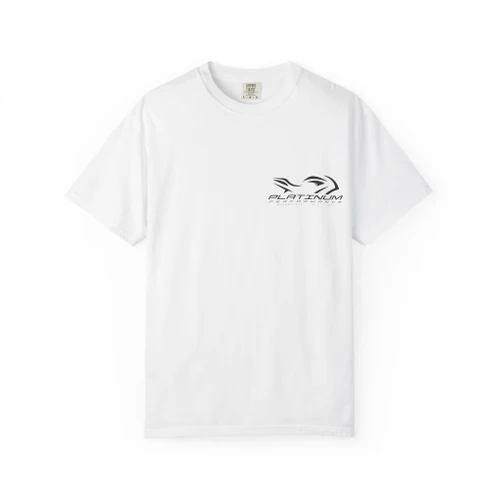 Motorcycle Racing T-Shirt — 'Platinum' Rider Graphic Tee
