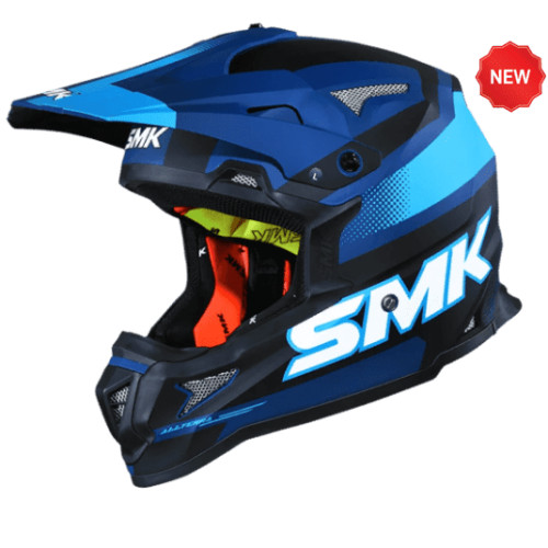 SMK OFF-ROAD ALLTERRA X-THROTTLE MA525 BLUE/BLACK SIDE VIEW