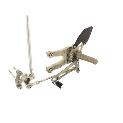 REAR SET KIT, HON CBR600RR 07- , AERO HARD