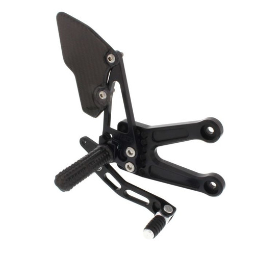 REAR SET KIT WITH SHIFT LEVER, GSXR1000 17 - , BLACK