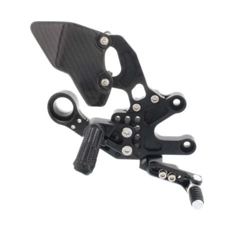 REAR SET KIT, HON CBR1000RR 08- , W/ SHIFT LEVER, BLACK