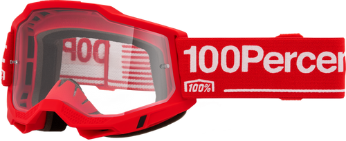 100-PERCENT ACCURI 2 GOGGLE WOLG CLEAR LENS 100-PERCENT ACCURI 2 GOGGLE WOLG CLEAR LENS