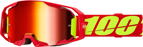 100-PERCENT ARMATIC GOGGLE RED MIRROR RED LENS 100-PERCENT ARMATIC GOGGLE RED MIRROR RED LENS