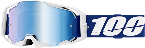 100-PERCENT ARMATIC GOGGLE BLUE MIRROR BLUE LENS