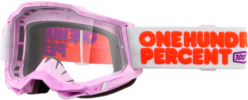100-PERCENT ACCURI 2 GOGGLE HUNDREDS CLEAR LENS 100-PERCENT ACCURI 2 GOGGLE HUNDREDS CLEAR LENS