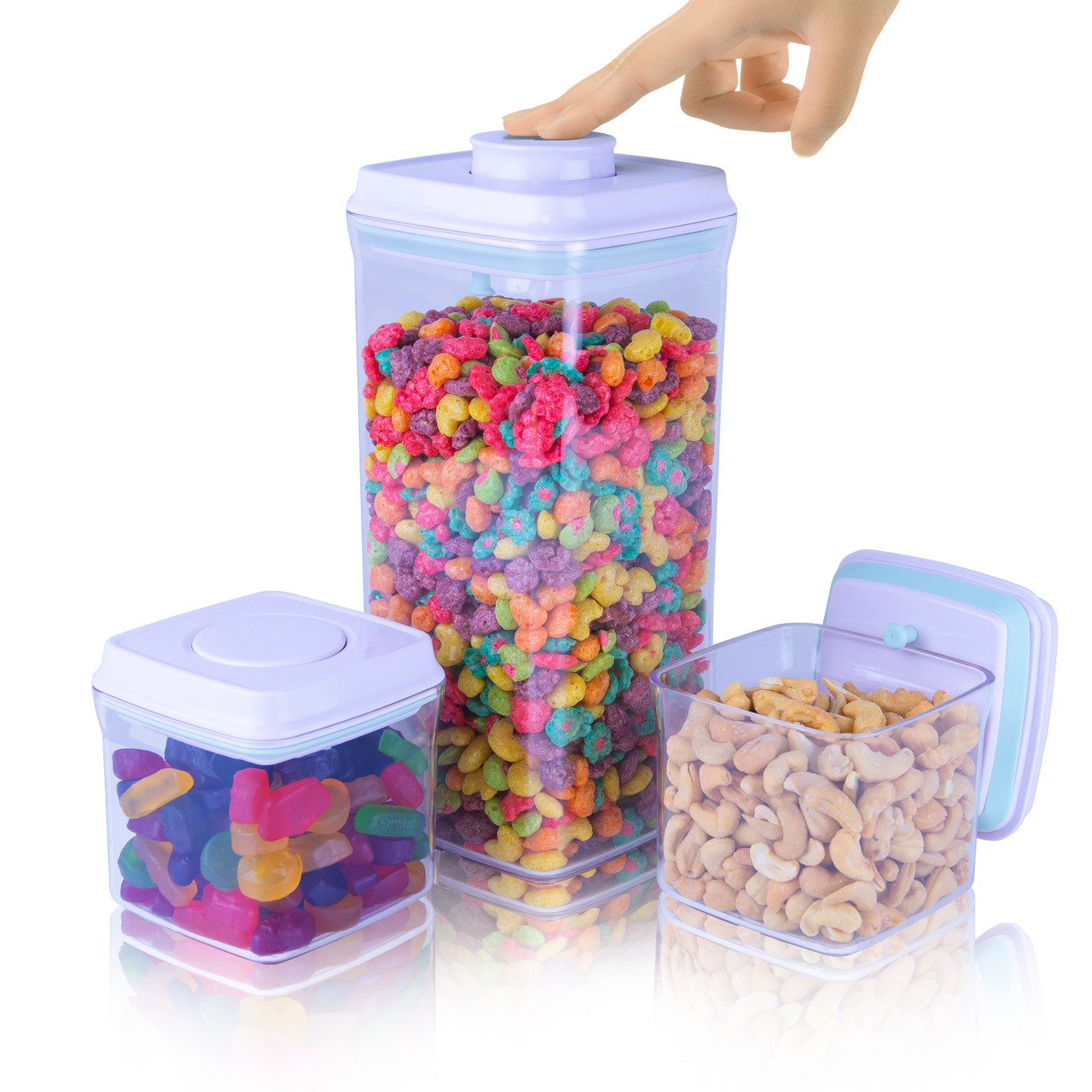 500/800/1200ml Silicone Food Storage Containers With Airtight