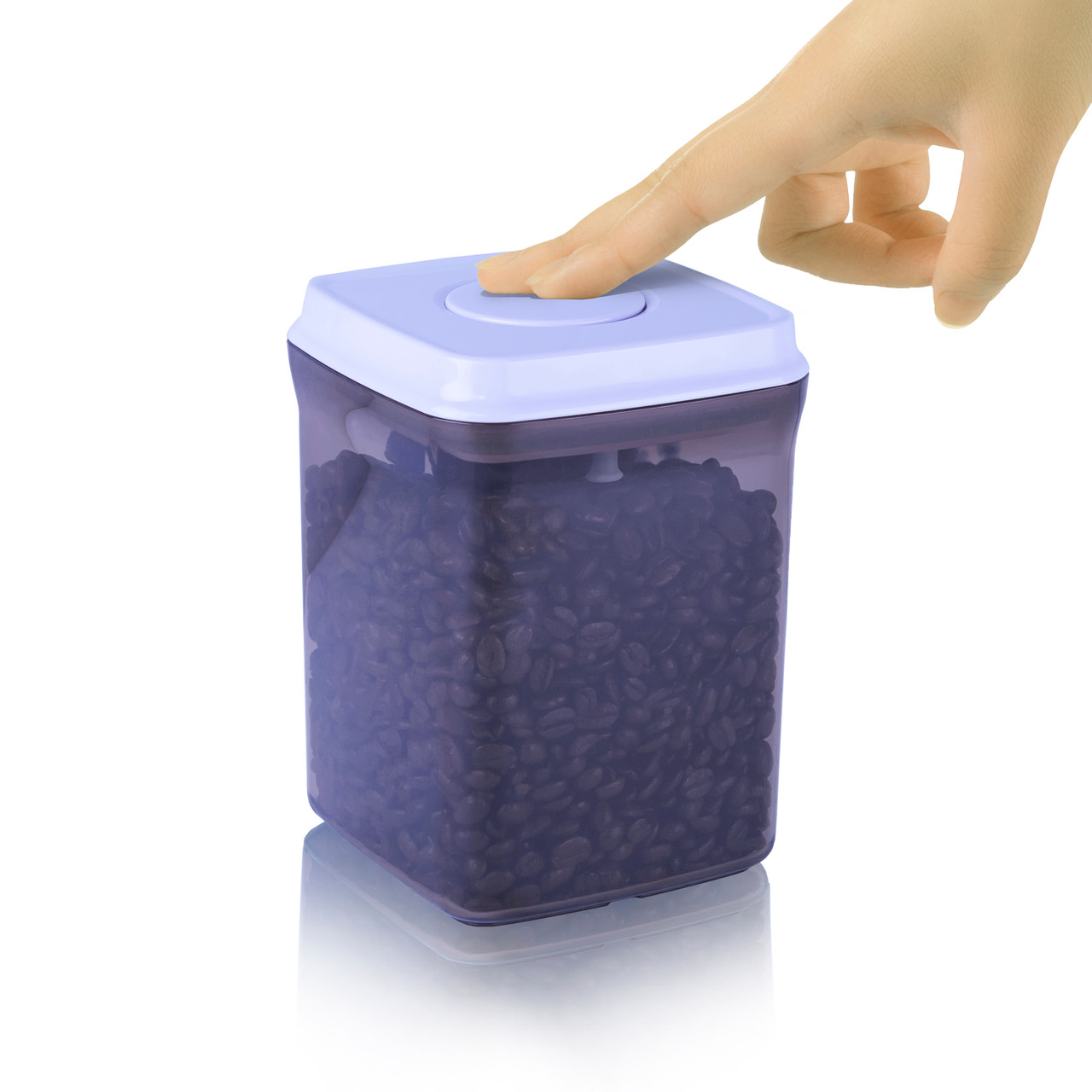 1pc Stainless Steel Airtight Food Storage Container With Lid