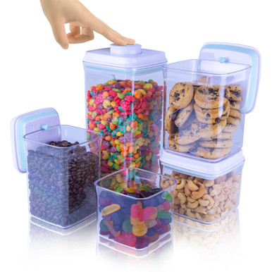 1pc BPA Free Flour Sugar Containers Airtight Food Canisters Sets