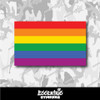 Gay Pride Flag Vinyl Sticker