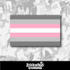 Demigirl Pride Flag Vinyl Sticker