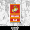 U.S. Marine Dad Vinyl Sticker