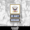 U.S. Navy Husband Vinyl Sticker