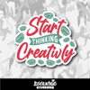Start Thinking Creatively Vinyl Sticker