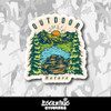 Outdoor Nature Hiking Vinyl Sticker