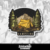 Campfire Hiking Vinyl Sticker