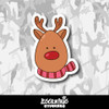 Rudolph Christmas Reindeer Vinyl Sticker