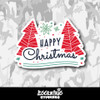 Happy Christmas Vinyl Sticker