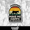 Basenji Dog Make Me Happy You Not So Much Vinyl Sticker