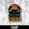 Just a Girl Who Loves Tigers Vinyl Sticker