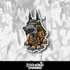 Evil God of Death Anubis Vinyl Sticker