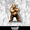 Unhappy Bear Vinyl Sticker